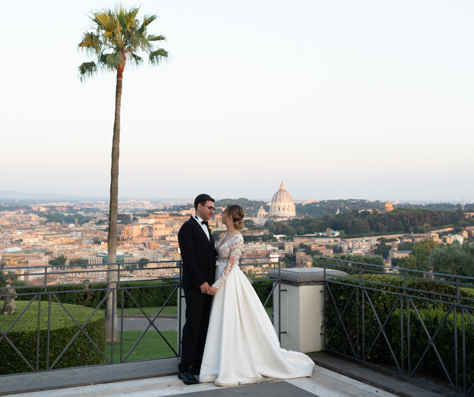 Il matrimonio di Claudia e Matteo: autentica emozione sotto il cielo di Roma